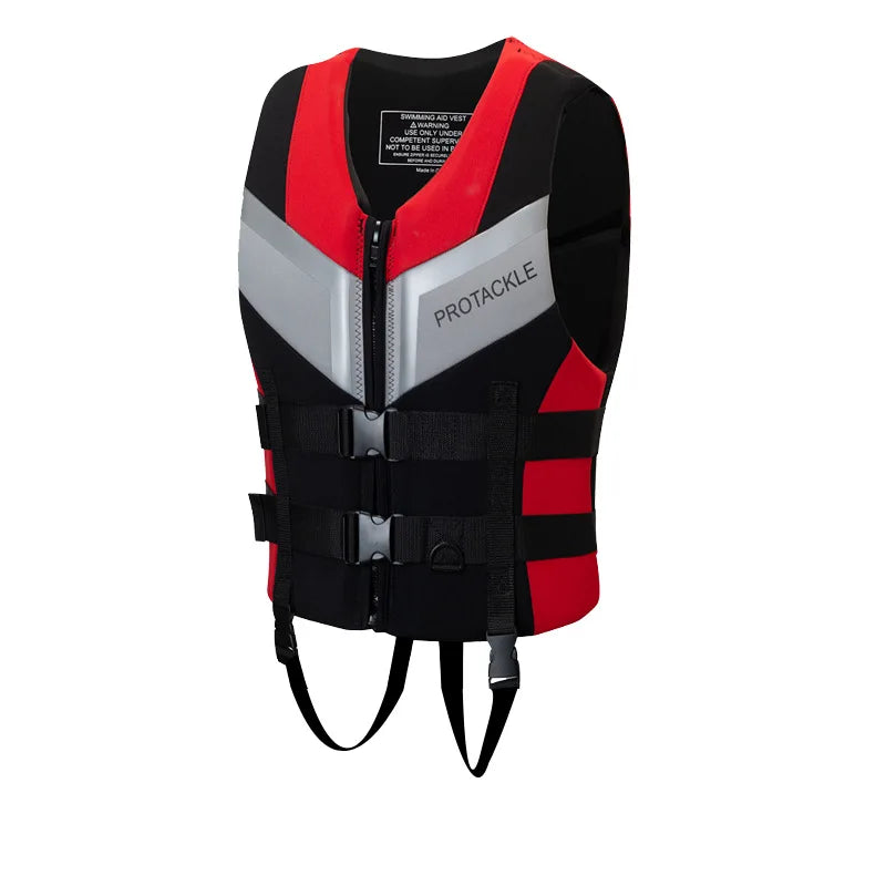 Profession Life Jacket with Zipper Buoyancy Vest for Fishing Boating