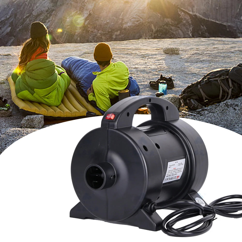 1600W Electric Pump Air Mattress Pump Quick Inflation Electric Air
