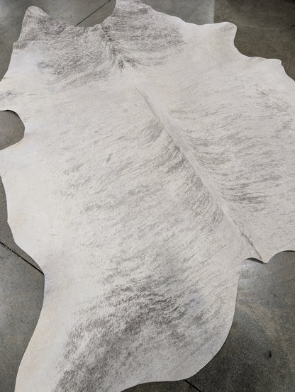 "White Lightning" Cowhide Rug