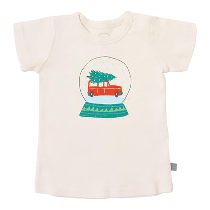 graphic tee | snow globe