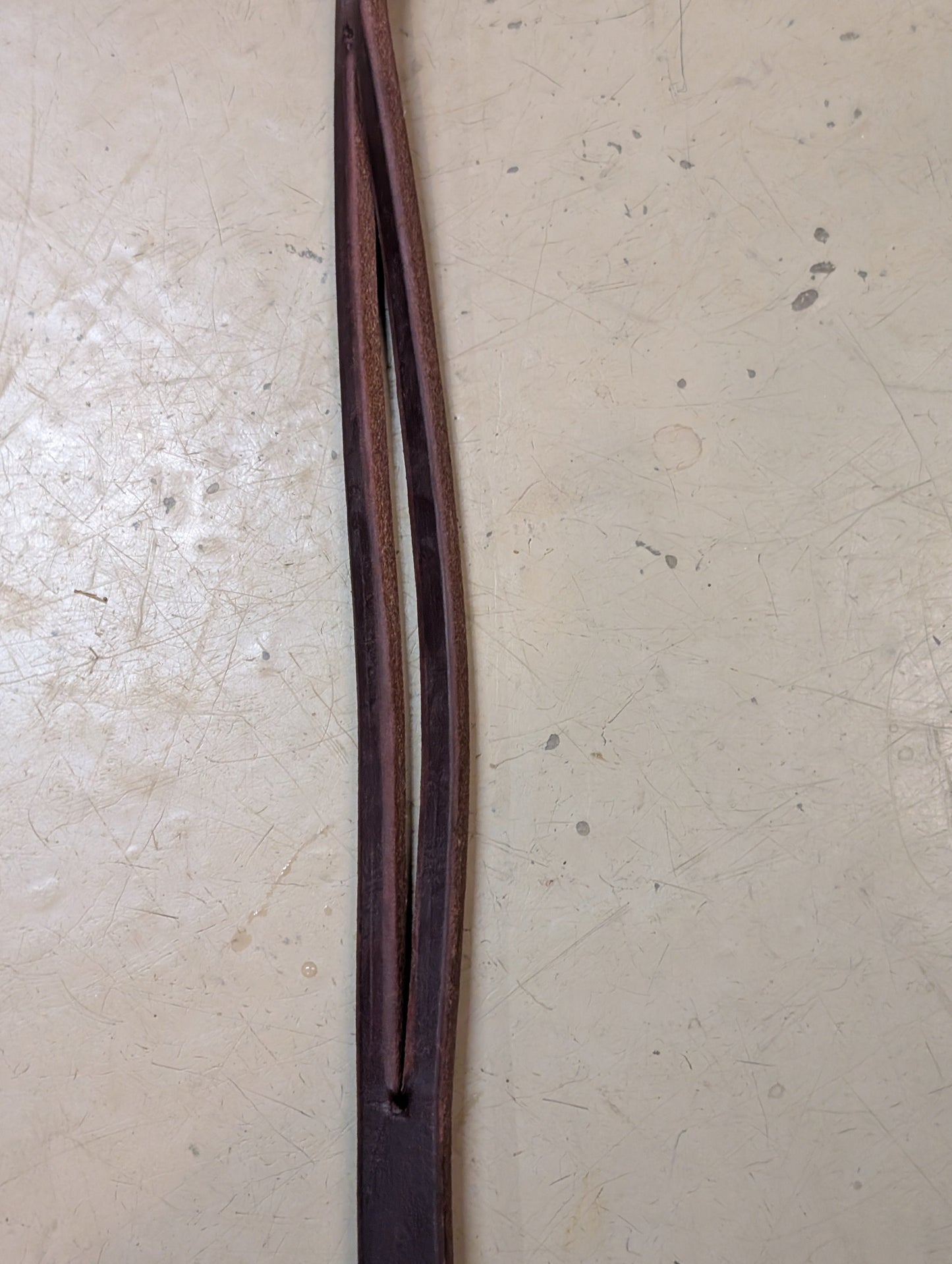 Thick Harness Leather Split Ear Headstall