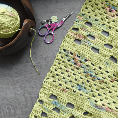 Streamside Merino Wool Shawl Crochet Kit