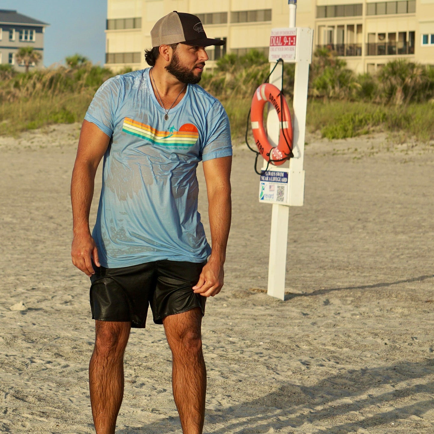 Sun Sets Men's Tee - Premium Cotton T-Shirt