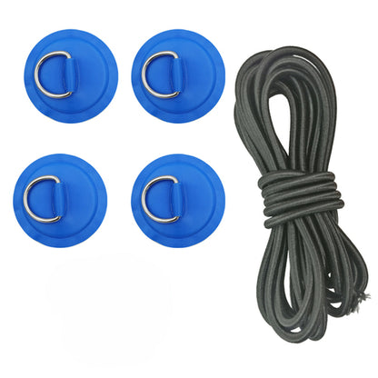Surfboard Dinghy Boat Pvc Patch With Stainless Steel D Ring Deck