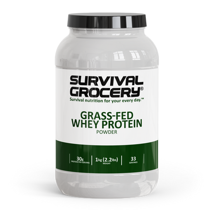 Survival Grocery® - Grass Fed Whey Protein (Plain)-0