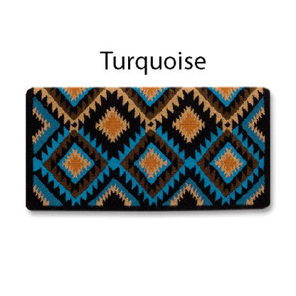 1467-3 Cactus Flower 40X34 NEW ZEALAND WOOL SADDLE BLANKET