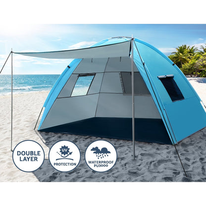 Weisshorn Camping Tent Beach Portable Hiking Sun Shade Shelter Fishing