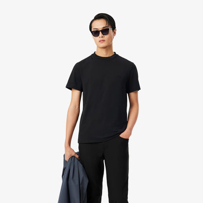 Lacoste Branded Pique Tee - Black