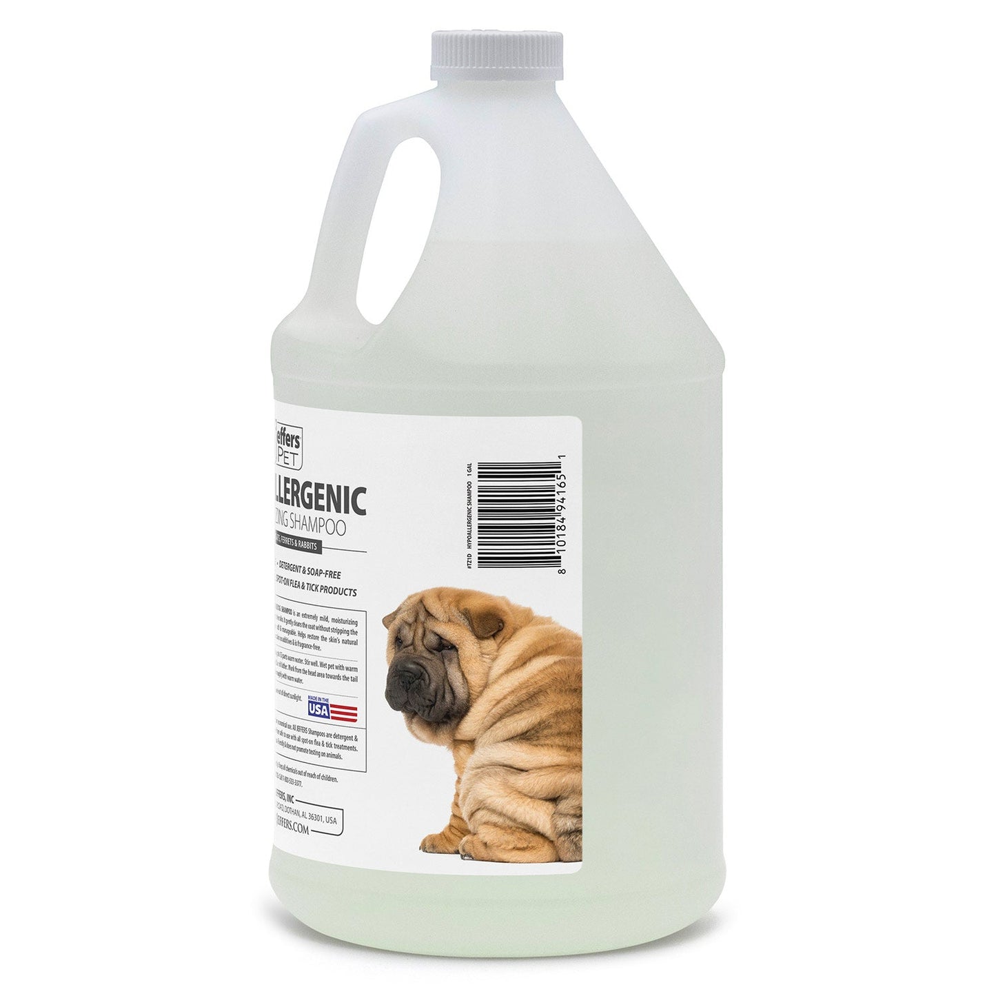 Jeffers Hypoallergenic Moisturizing Pet Shampoo for Sensitive Skin