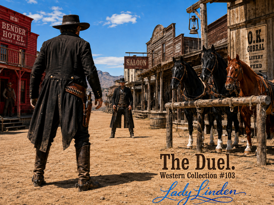The Duel | Western Cowboy Printable Wall Art | C Collection No. C103