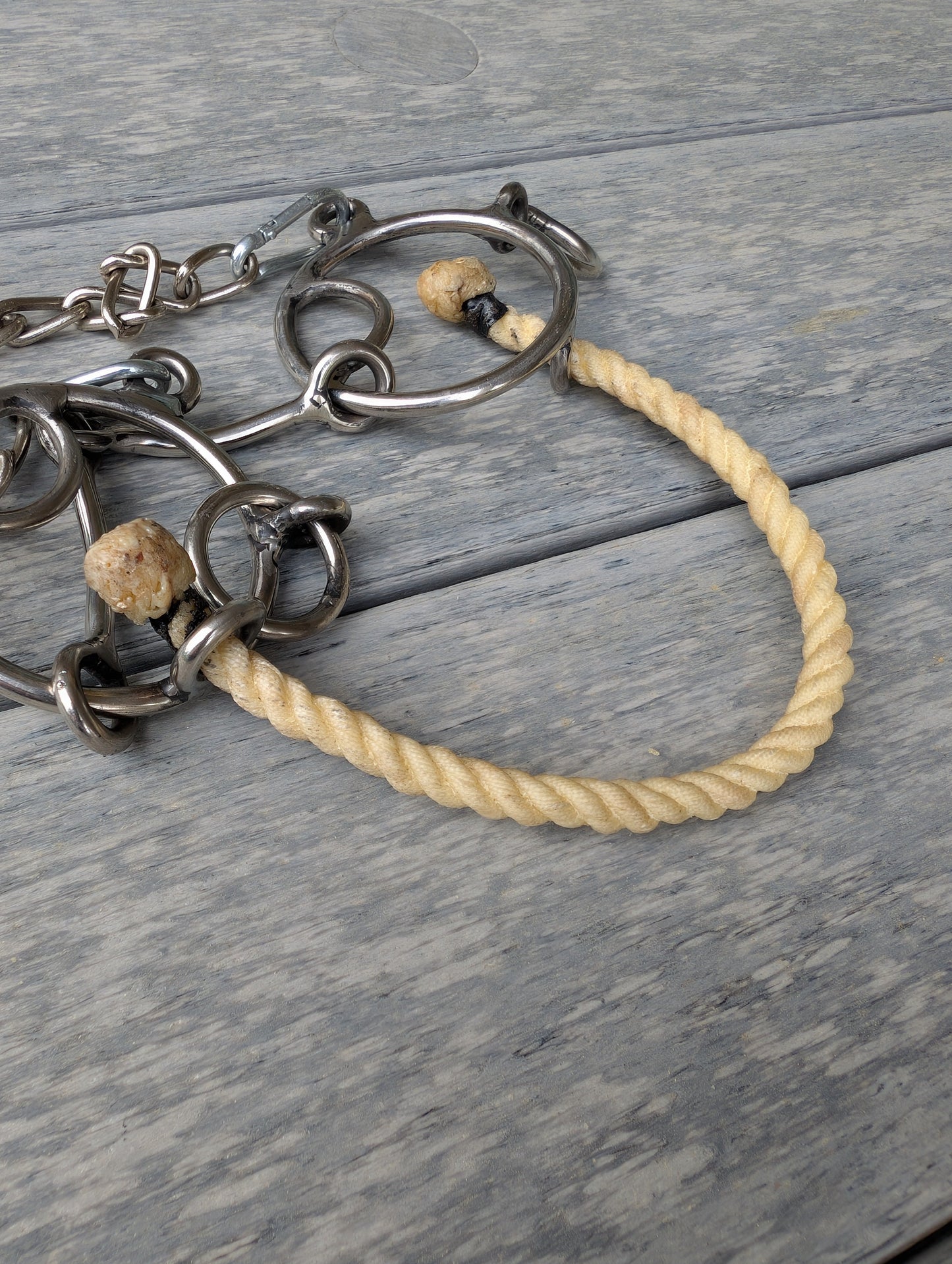 Tough 1 Combination Rope Nose & Snaffle Mouth Bit – Versatile Training and Trail Control