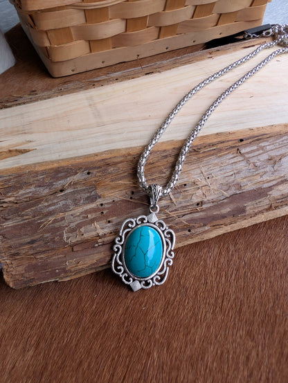 Women's Turquoise Necklace – Bohemian Western Jewelry