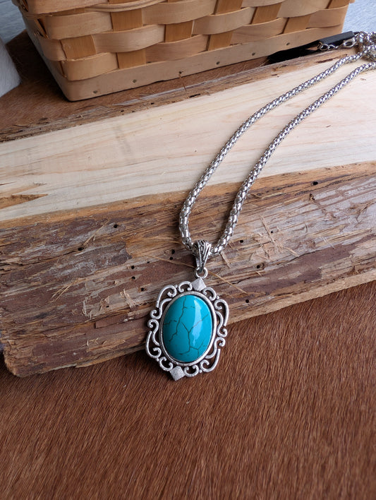 Women's Turquoise Necklace – Bohemian Western Jewelry