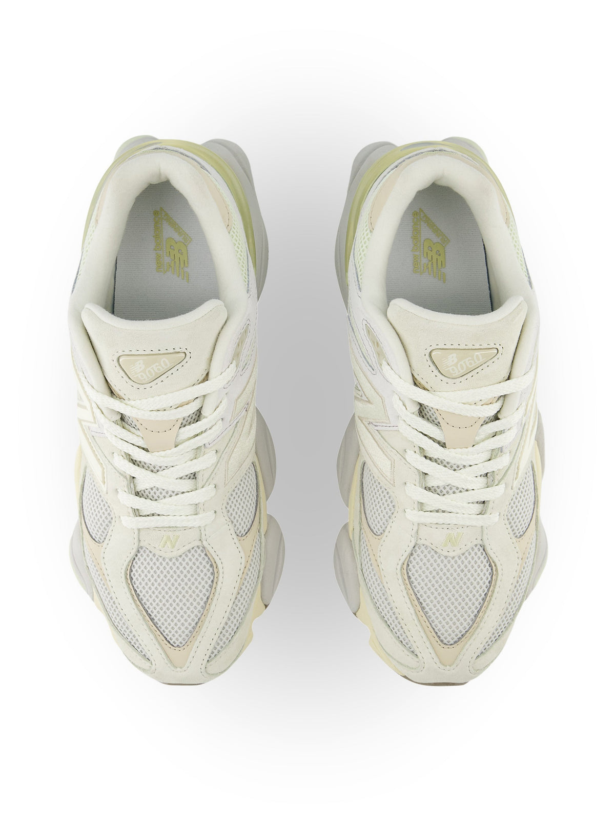 New Balance Mens 9060 Lifestyle Shoes  - White/Yellow