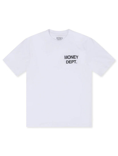 Money Dept. Los Angeles Heavyweight Tee - White/Black