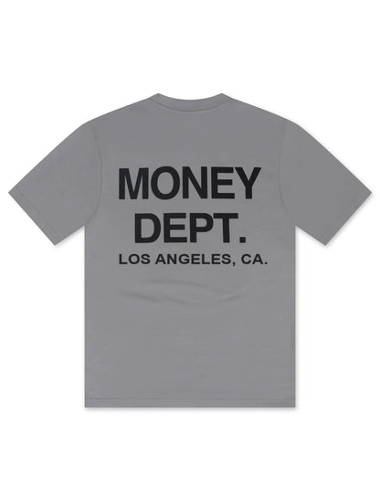 Money Dept. Graphic Tee - Grey/Black