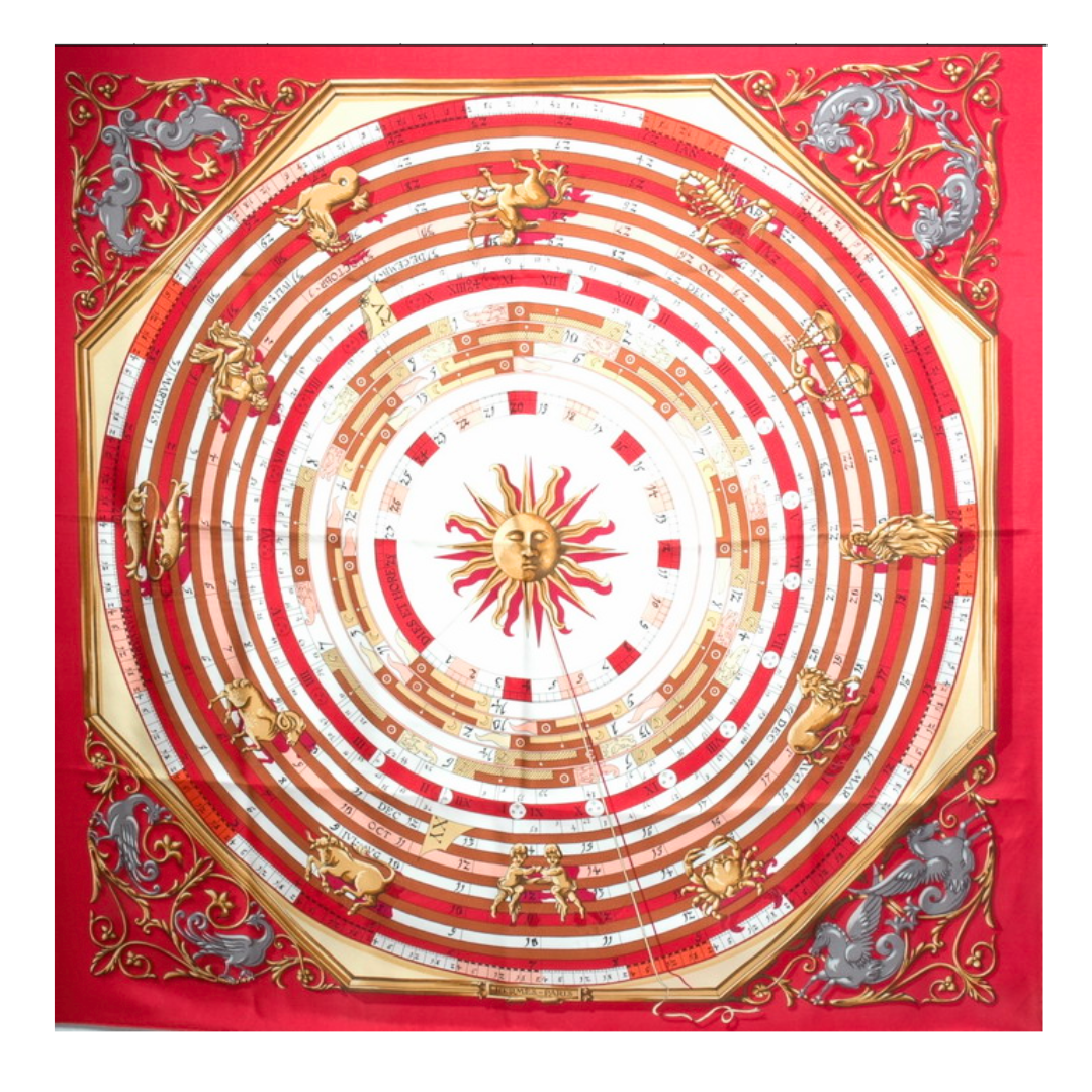 Astrologie Vintage Silk Scarf Crossbody Bag
