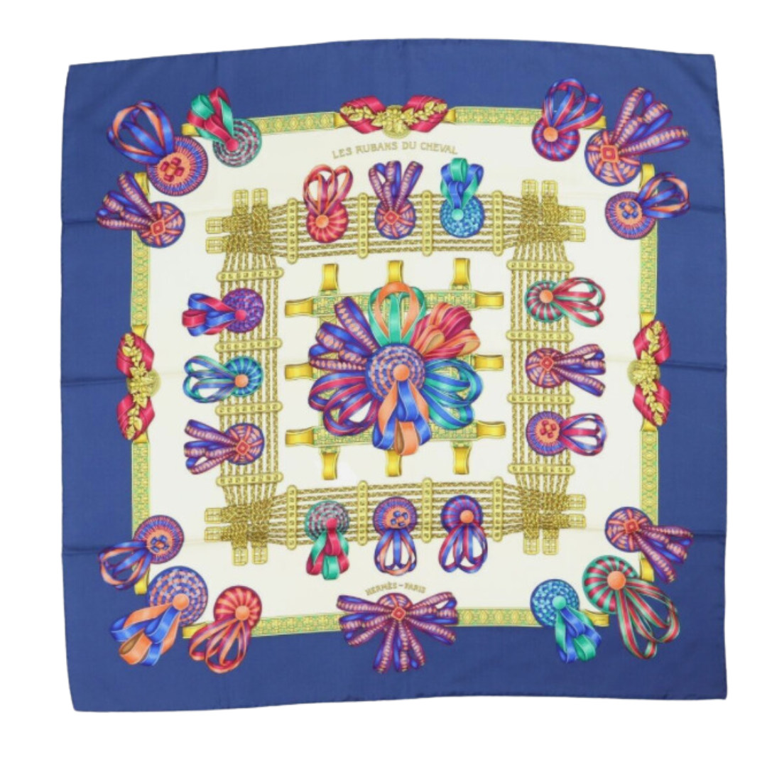 Rubans du Cheval Blanc Vintage Scarf Drawstring Crossbody Bag