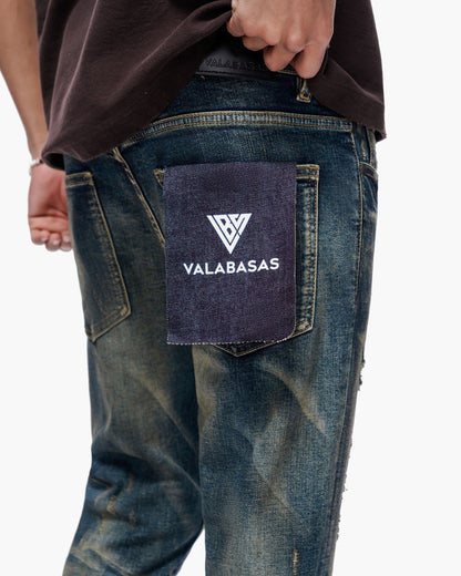 Valabasas Leader Skinny Jean - Dark Blue Vintage