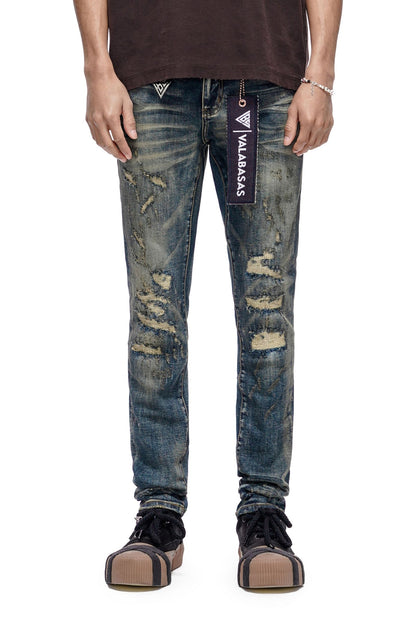 Valabasas Leader Skinny Jean - Dark Blue Vintage