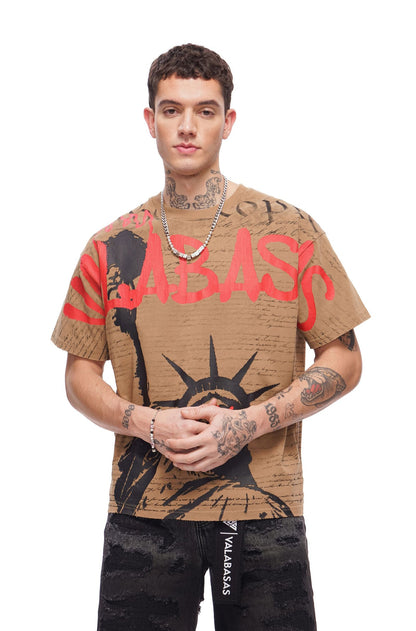 Valabasas Freedom Tee - Khaki
