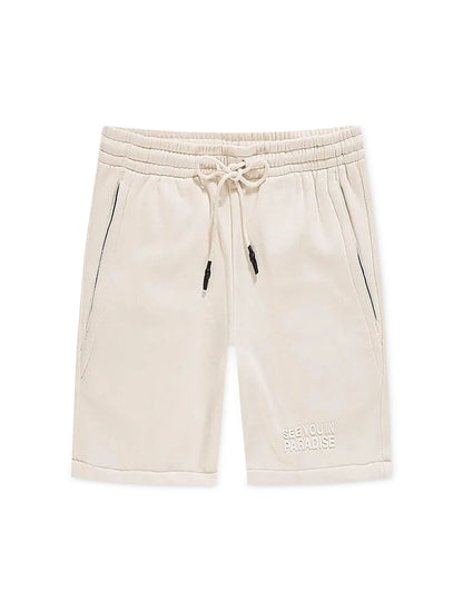 Jordan Craig Paradise Tonal Shorts - Bone