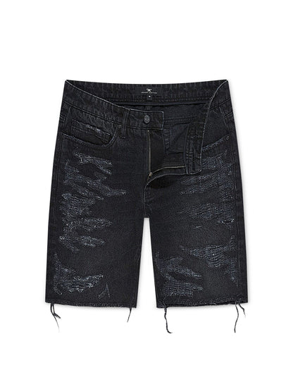 Jordan Craig Riverside Denim Shorts - Black Shadow