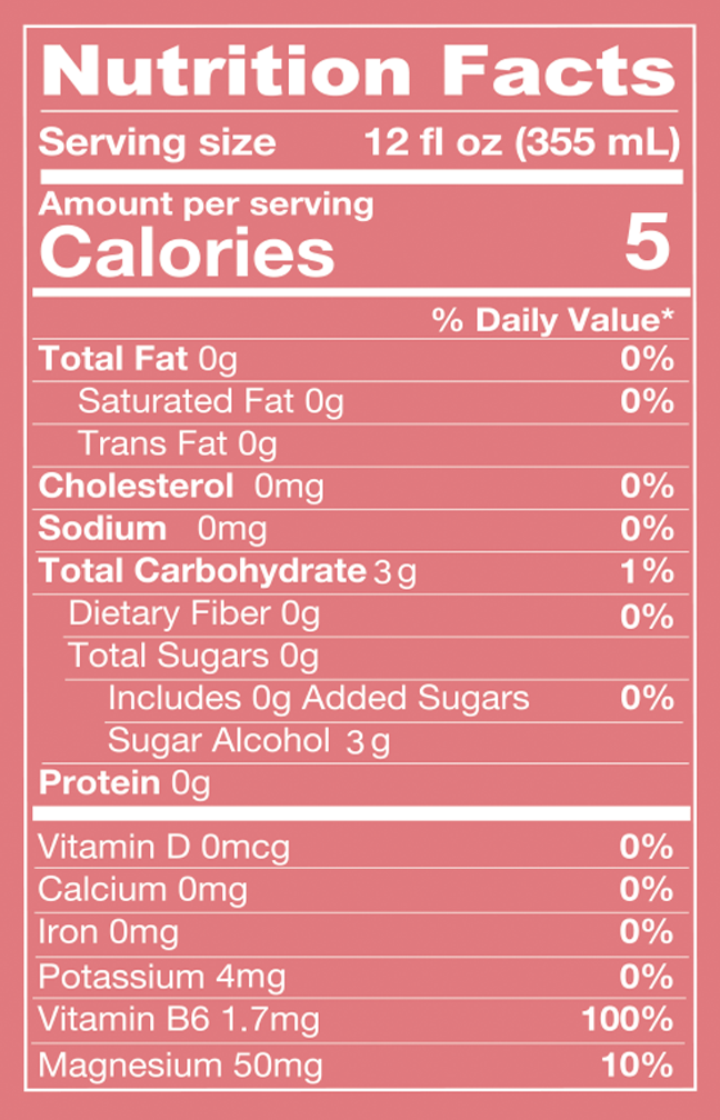 Mushroom D-Stress Drink 12 Pack - Watermelon Elderflower