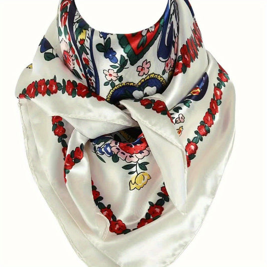 Western Wild Rag – 35" Soft Polyester Scarf for Rodeo & Weekend Style