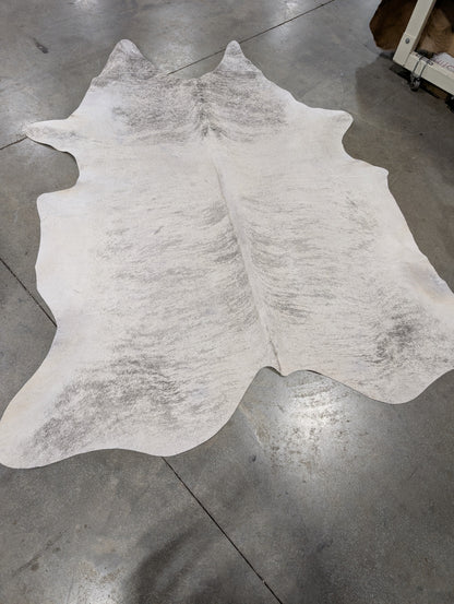"White Lightning" Cowhide Rug