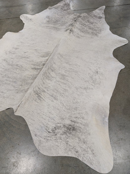 "White Lightning" Cowhide Rug