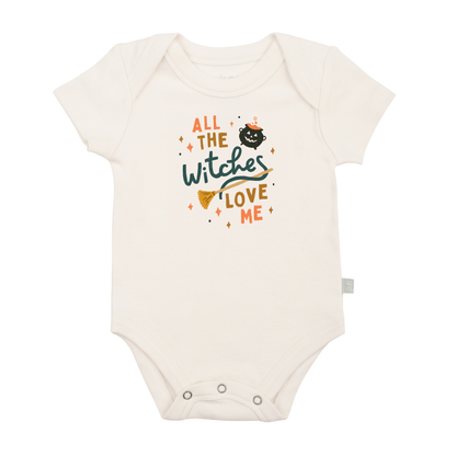 graphic bodysuit | witches love me