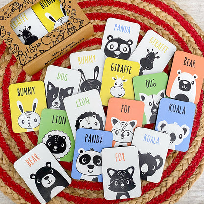 Animals Wooden Memory Game for Kids