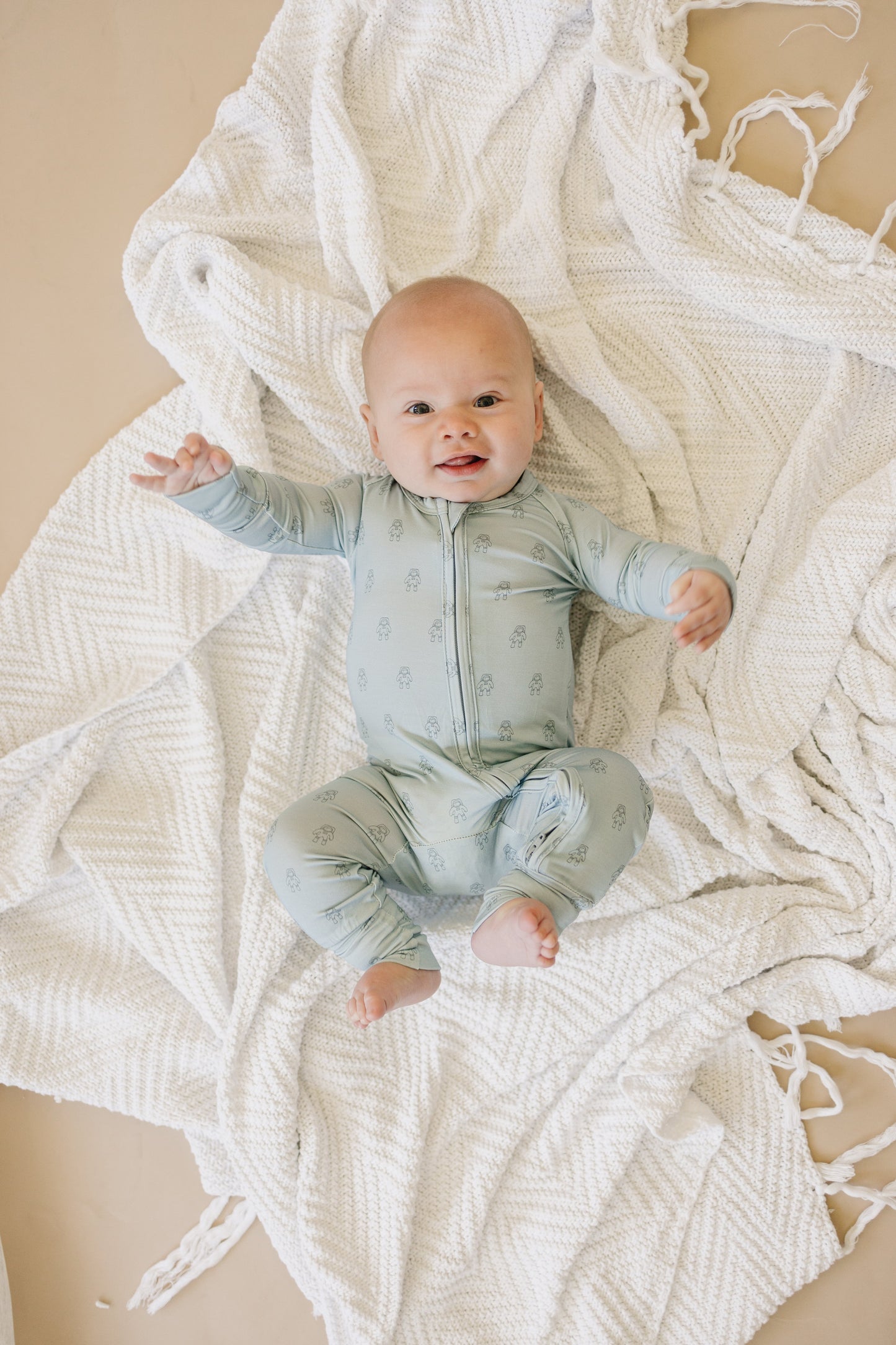 Fly Me to the Moon Bamboo Zippy Pajamas