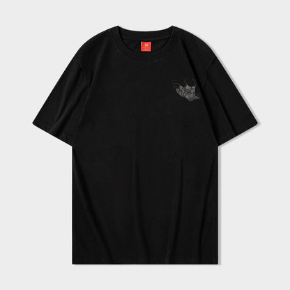 KH868 Gallant Lion Embroidery Tee