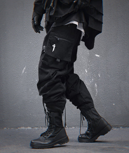HiP46 Black NX Cargo Pants