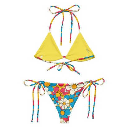 Baha Ranch Yeehaw Flower Child Retro String Bikini
