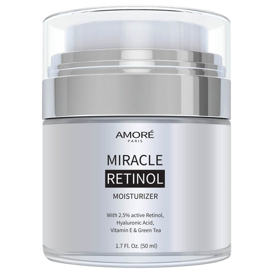 AMORÉ PARIS Retinol 2.5% High Potency Anti-Aging Moisturizer - 1.7 Fl. Oz.
