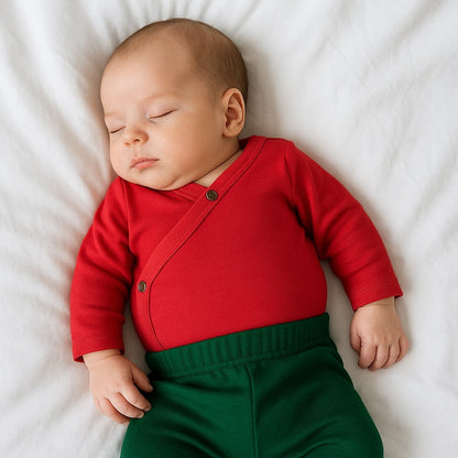 long bodysuit | scarlet red