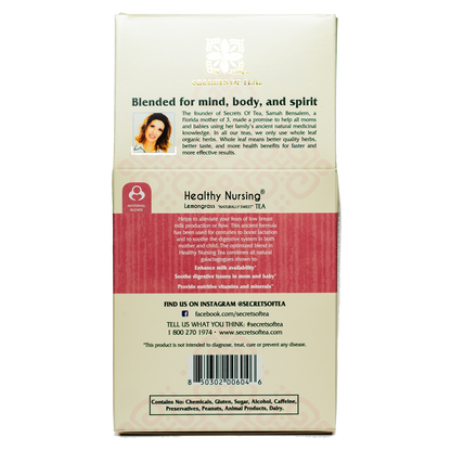 Lemongrass Lactation Tea – USDA Organic Breastfeeding Support Tea for