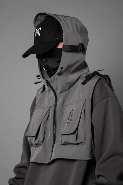 HiH34 Grey Tech Guard Hoodie