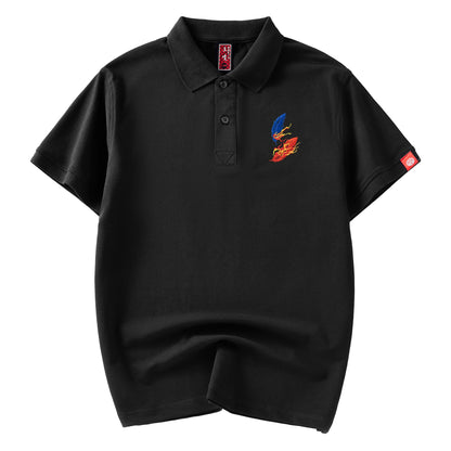 Flying Phoenix Embroidery Polo