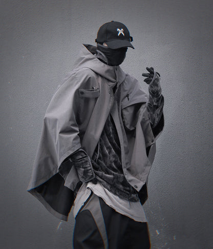 HiJ40 Grey I-Tech Poncho