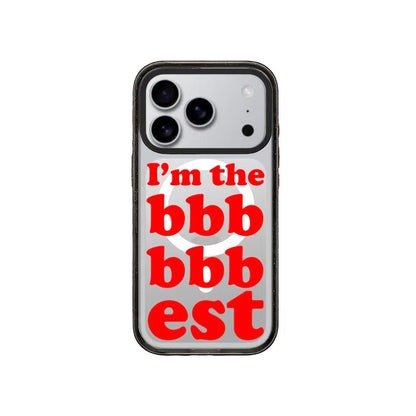 Casey BEST Typography Series AG Matte Phone Case – Bold Varsity Streetwear Protective Cover