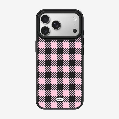 Casey Checkerboard Series Magnetic Matte Phone Case – Anti-Fingerprint Protective Cover