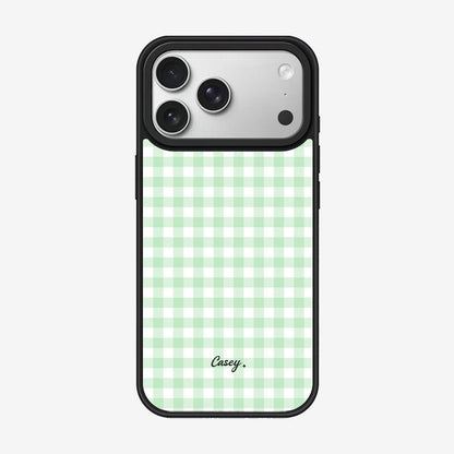 Casey Classic Gingham Magnetic Matte Phone Case – Anti-Fingerprint Protective Cover
