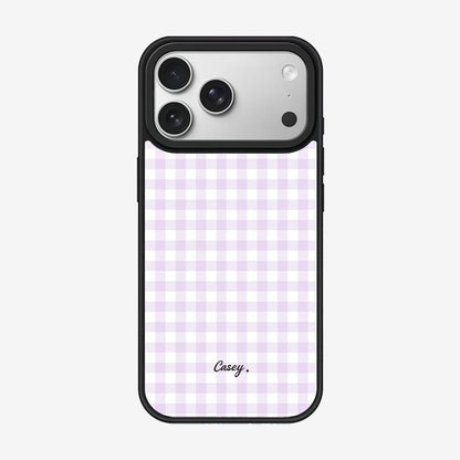 Casey Classic Gingham Magnetic Matte Phone Case – Anti-Fingerprint Protective Cover