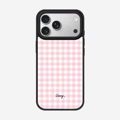Casey Classic Gingham Magnetic Matte Phone Case – Anti-Fingerprint Protective Cover
