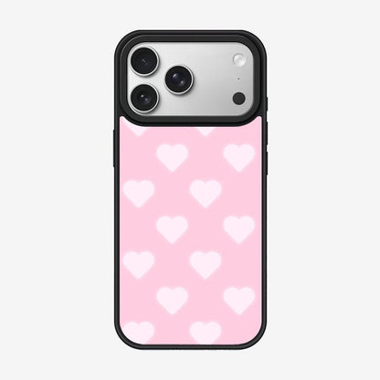 Casey Neon Heart Pink Magnetic Matte Phone Case – Anti-Fingerprint Protective Cover