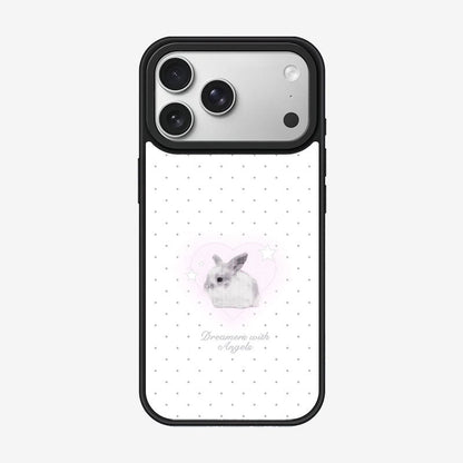 Casey Y2K Polka Dot Lucky Bunny Magnetic Matte Phone Case – Protective Cover